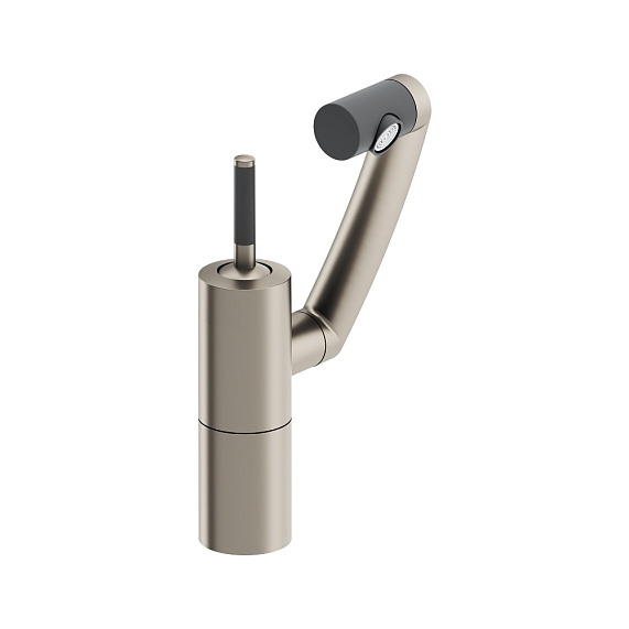 Смеситель для раковины (умывальника) Damixa Arc 290217264 с 3D поворотным изливом, никель-2