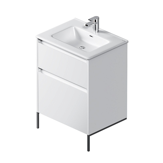 Тумба под раковину 60 AM.PM Flash M9HFUX0602WM белая матовая-3