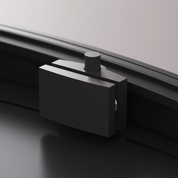 Душевое ограждение без поддона 90x90 AM.PM Above W9XG-401-9090-BT профиль черный-11