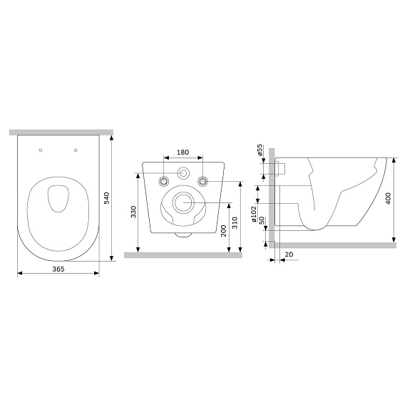 Унитаз подвесной AM.PM Libre C601901SC торнадо безободковый с сиденьем микролифт, белый-13