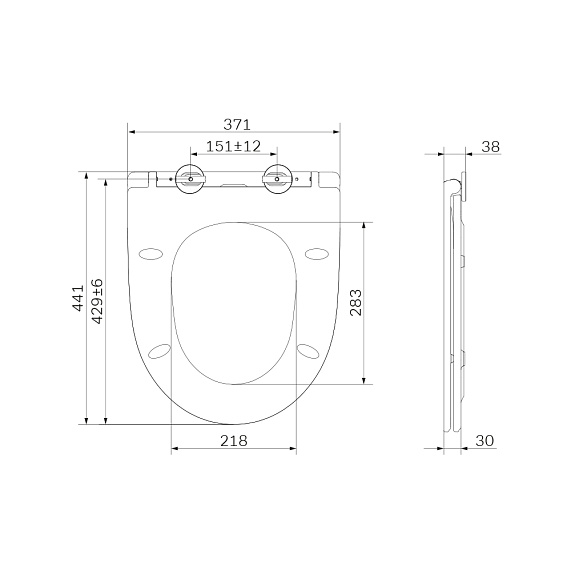 Сиденье (крышка) для унитаза AM.PM Awe C117853WH с микролифтом, дюропласт, белое-9
