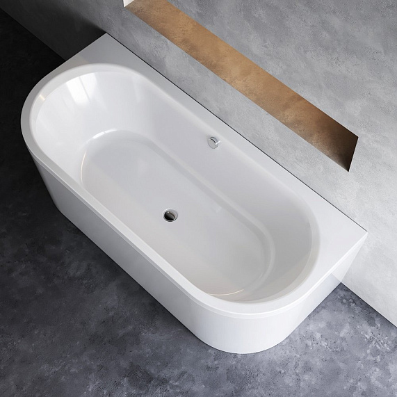 Ванна акриловая закругленная 180x80 AM.PM X-Joy W94A-180U80W-A белая глянцевая -3