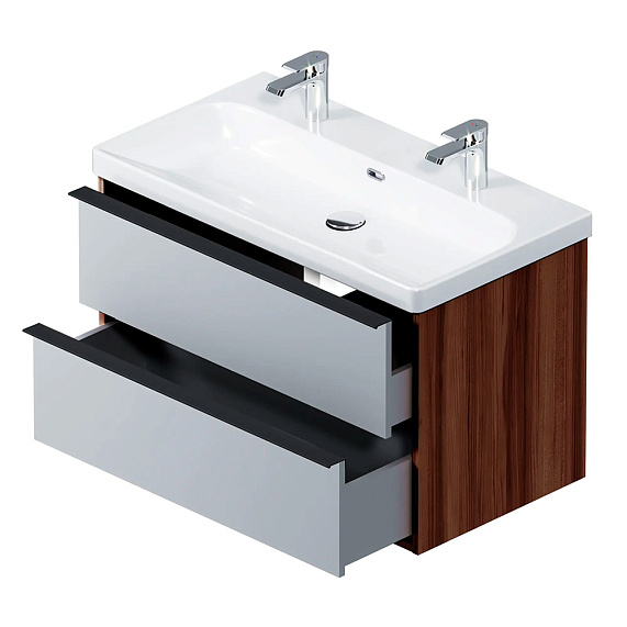 Тумба под раковину 90 AM.PM Stern M7LFHX0902GM под дерево-4