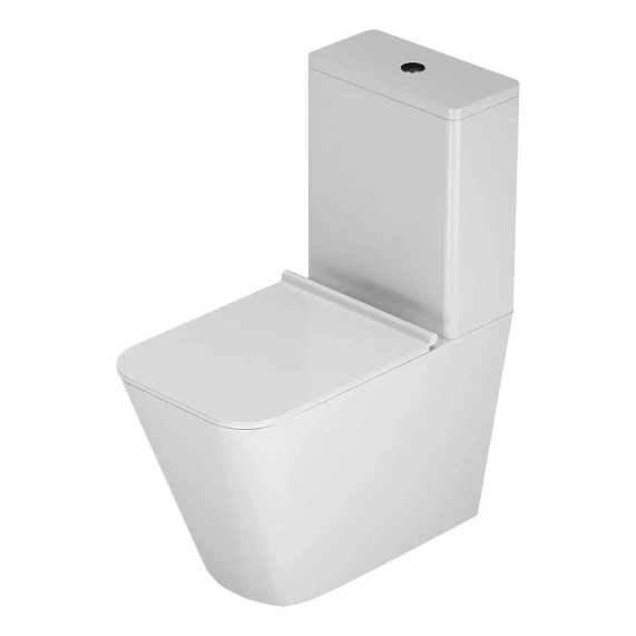 Унитаз-компакт напольный AM.PM Spike C9S8601SC безободковый, с сиденьем микролифт, белый-2